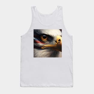 USA, Bald Eagle, America, American Flag, Tank Top